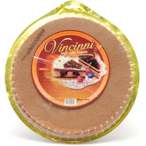 Vincinni Dark Round Cake Sheets 400g x 8