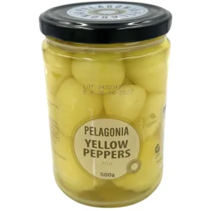 PELAGONIA YELLOW HOT PEPPERS 500g x 6