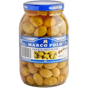 MP GREEN CRACKED OLIVES 2kg x 6