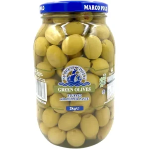 MP GREEN STUFFED OLIVES 2kg x 6