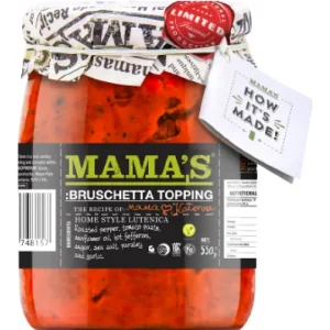 MAMA'S HOT BRUSCHETTA TOPPING 550g x 12