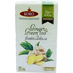 KORO GINGER & GREEN TEA 32g x 12