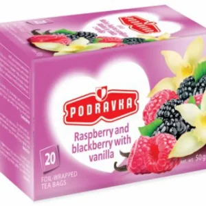 POD RASP+BLACKBER+VANILLA TEA 50g x 12