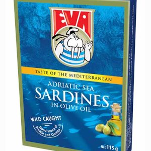 EVA SARDINES IN OLIVE OIL 115g x 12