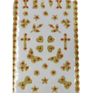 MP ZIRKON STICKERS GOLD 1x 25