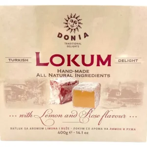 DONIA LEMON+ROSE TURK DELIGHT 400g x 10
