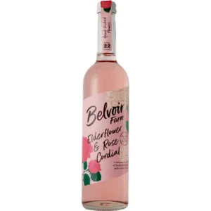 BEL ELDERFLOWER+ROSE CORDIAL 500ml x 6