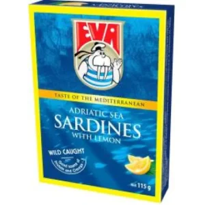 EVA SARDINES WITH LEMON 100g x 30