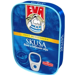 EVA MACKEREL FILLE IN VEG OIL 100g x 30