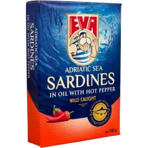 EVA SARDINES W/HOT PEPPER 100g x 12