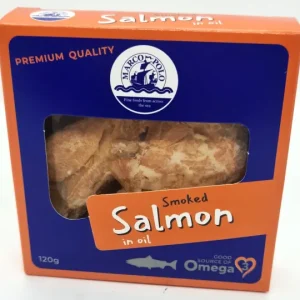 MP SMOKED SALMON IN OIL 120g x 14