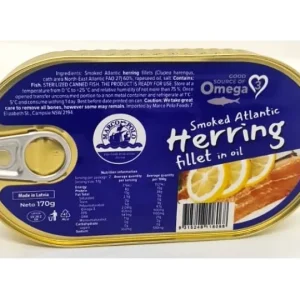 MP SMOKED ATL HERRING FIL IN OIL 170g x 12