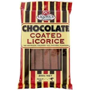 LL CHOC COATED TRAD LICORICE 200g x 12