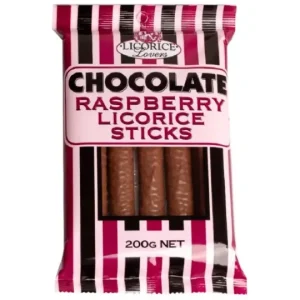 LL CHOC COATED R/BERRY LICORICE 200g x 12