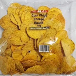 MP CHEESE CORN CHIPS ROUND 400g x 4