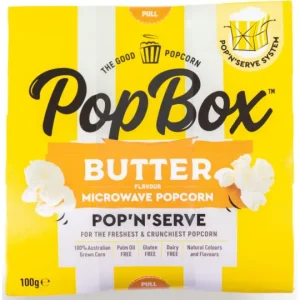 POP BOX POPCORN MEGA BUTTER 100g x 10