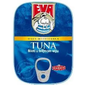EVA TUNA FILLETS IN OIL 115g x 12