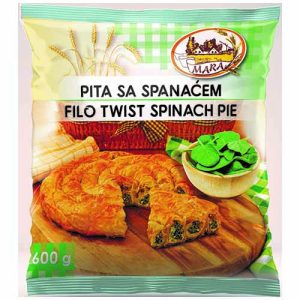 Filo Twist Spinach+Cheese Pie 600g X 8