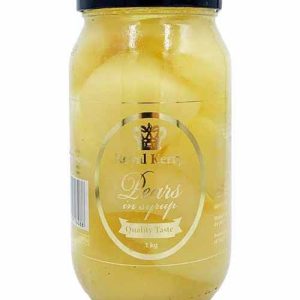 RK PEAR HALVES IN SYRUP 1kg x 6