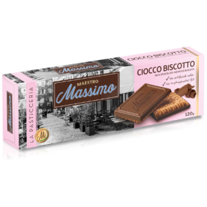 MM CORNETTO BISCOTTI MILK 120g x 12